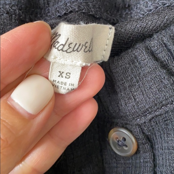 Madewell off-shoulder button top size XS - Picture 5 of 6